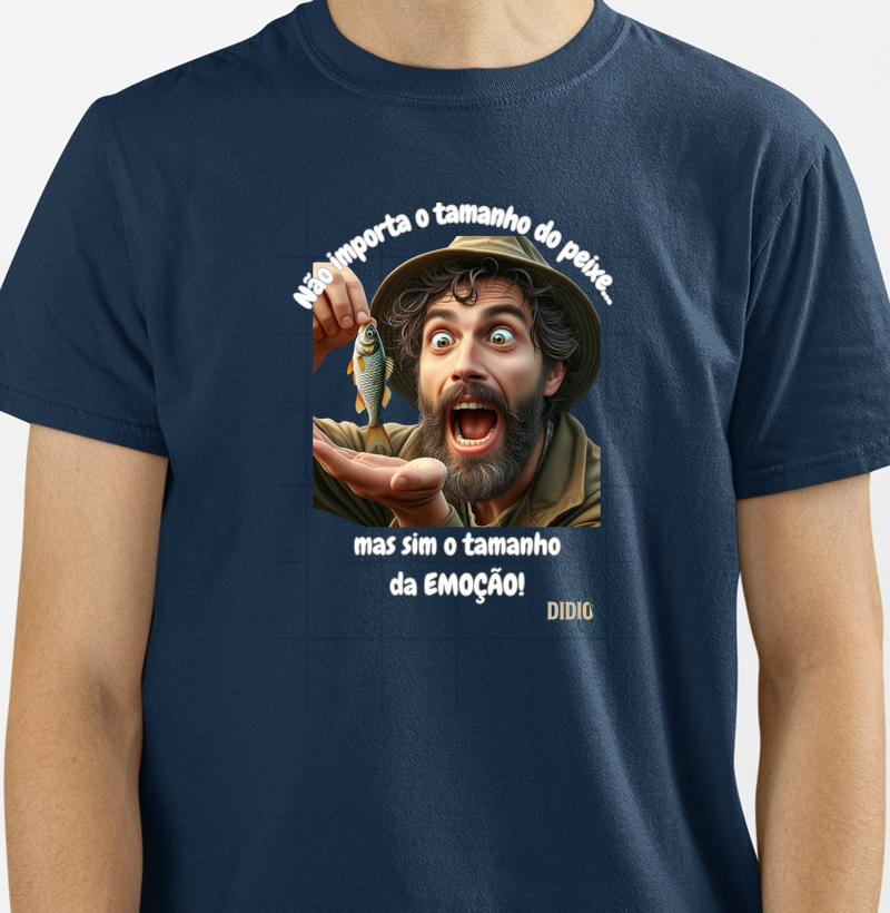 camiseta o tamanho da emoção