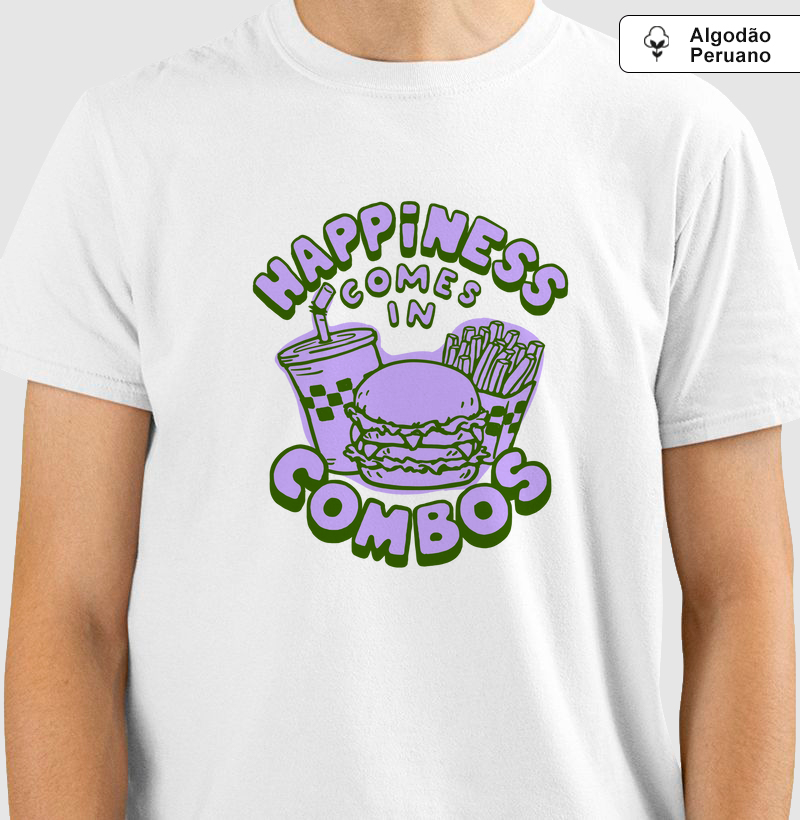 Camiseta Algodão Peruano Combos