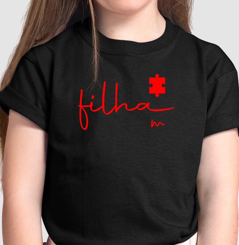 Camiseta infantil Filha