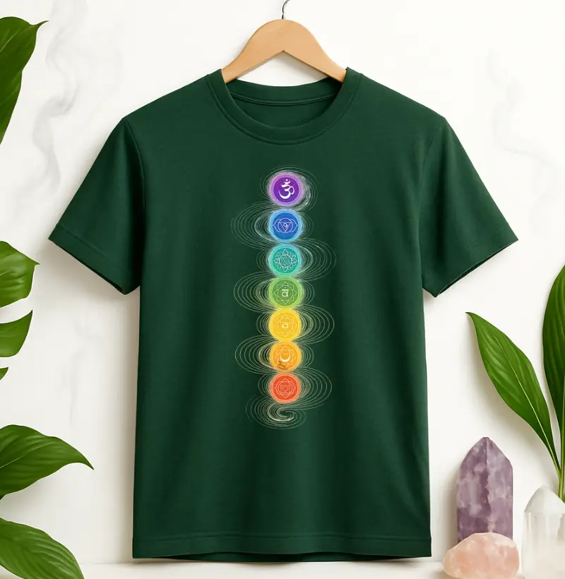 OS 7 CHAKRAS EM ESPIRAL