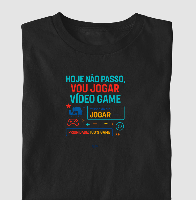 FunPhrase Hoje Não Posso Vou Jogar Videogame