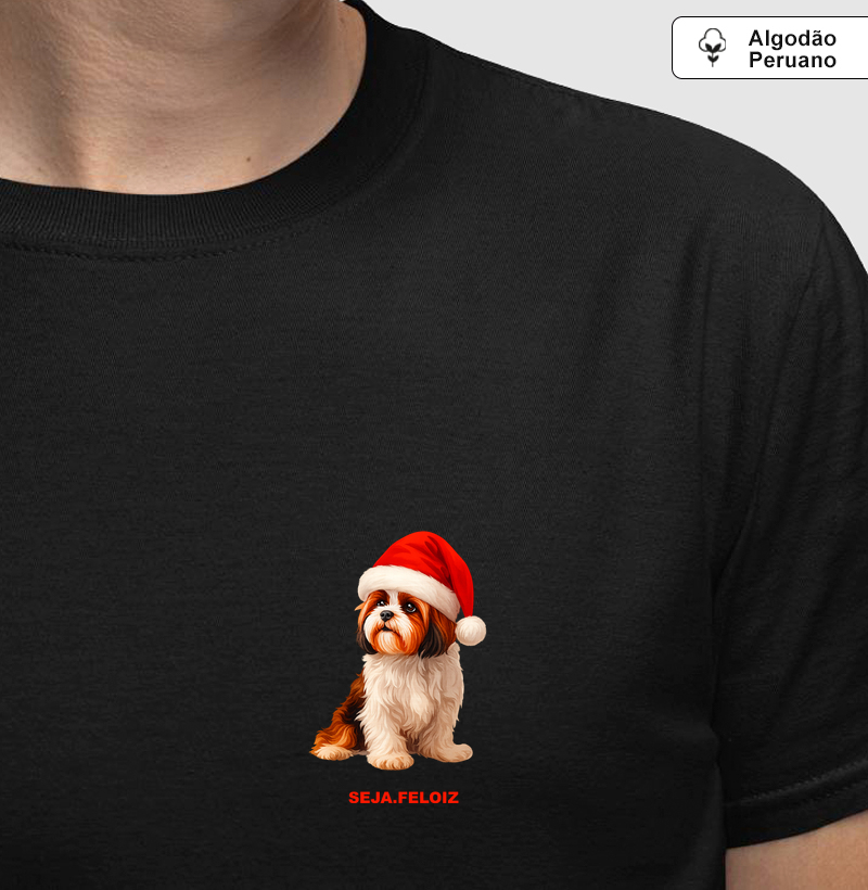 Shih Tzu em Clima Natalino (Pocket)