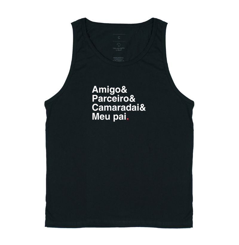Amigo, parceiro, camarada e pai.