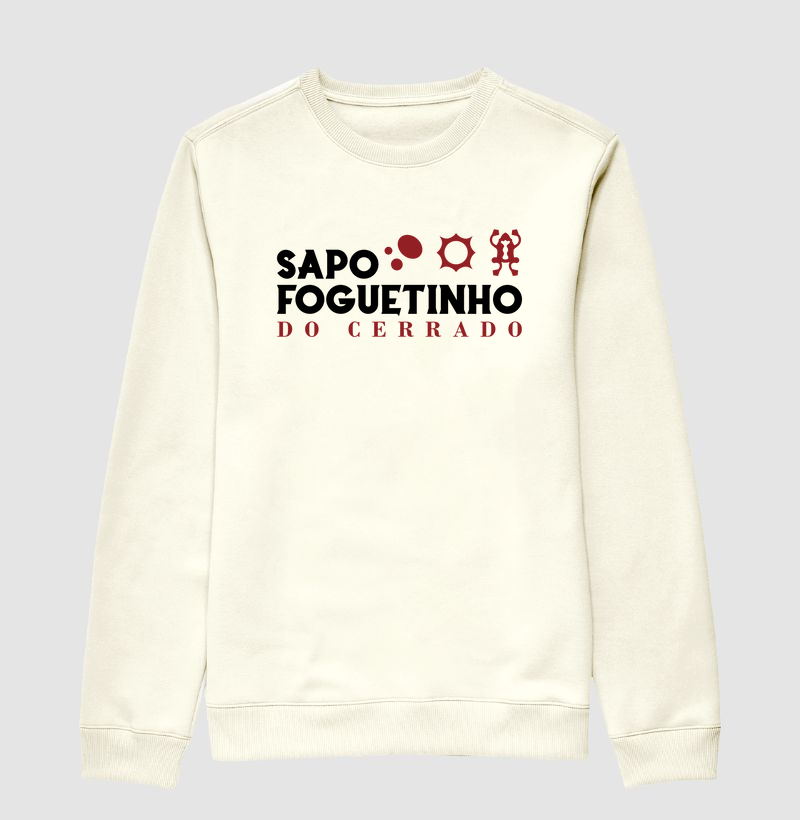 Moletom Sapo Foguetinho do Cerrado