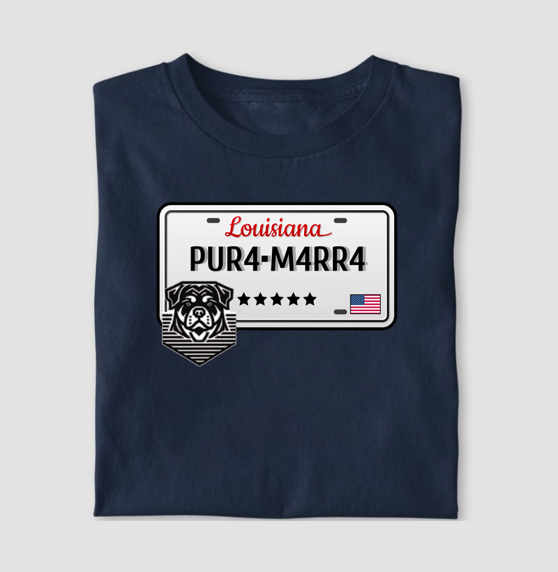 camiseta Pura Marra Louisiana