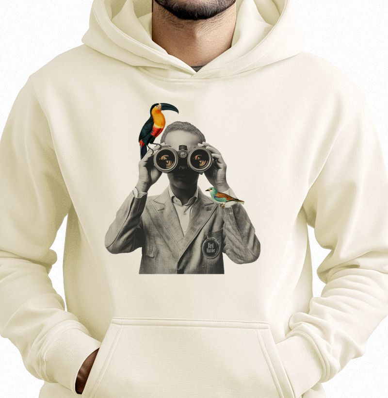 Bird Watcher Vintage Man - Moletom Hoodie