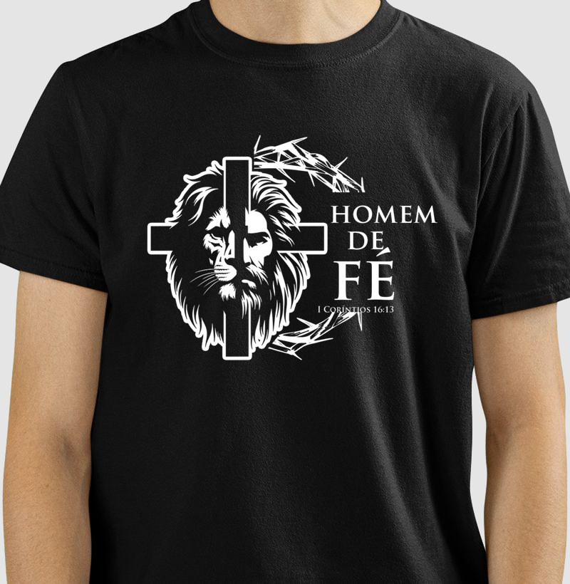 Camiseta Homem de Fé