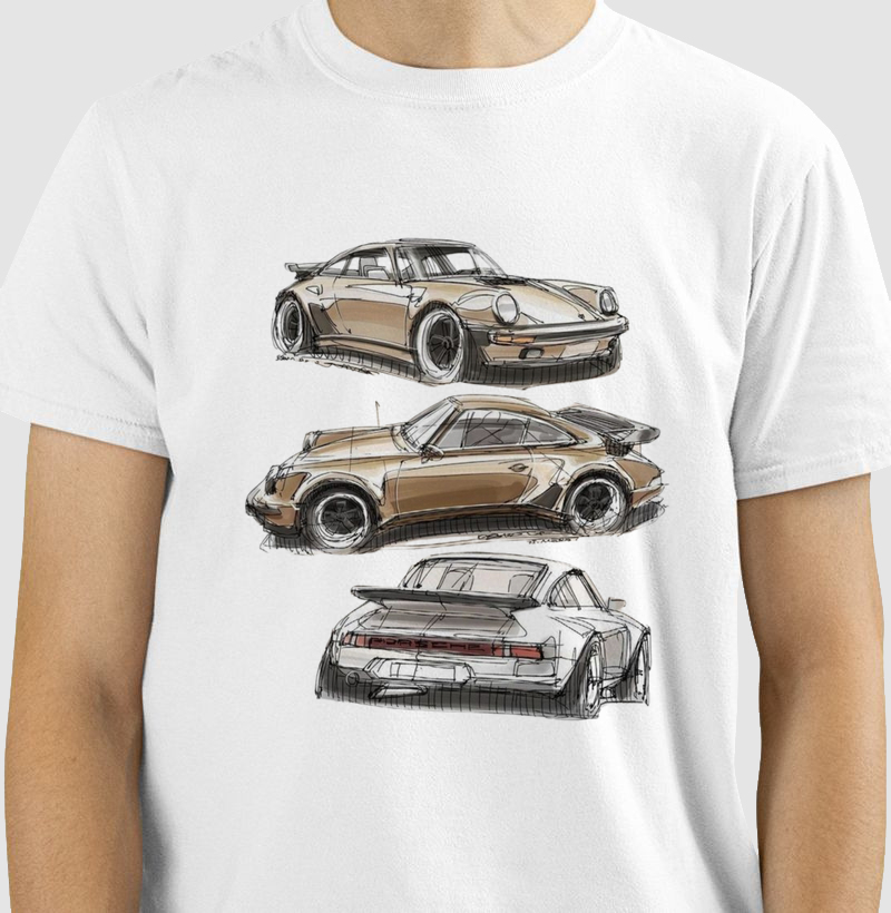 Porsche 930 Esboço