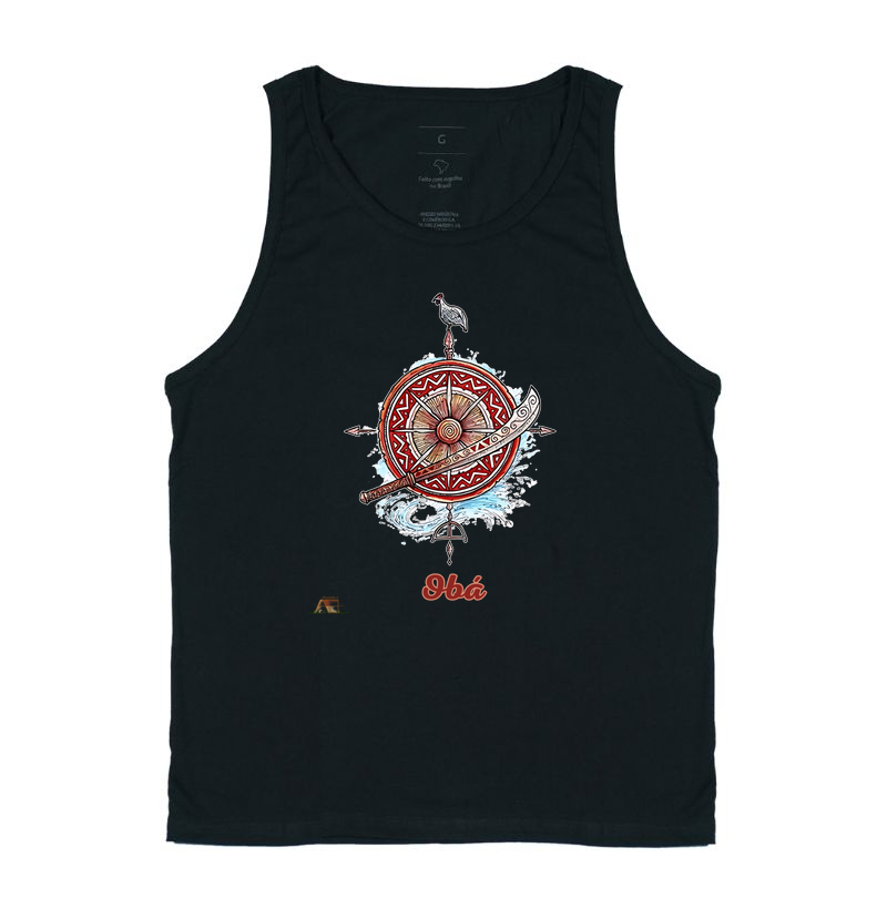 Camiseta Aruanda ê Armas de Obá Poder Feminino em Cada Traço