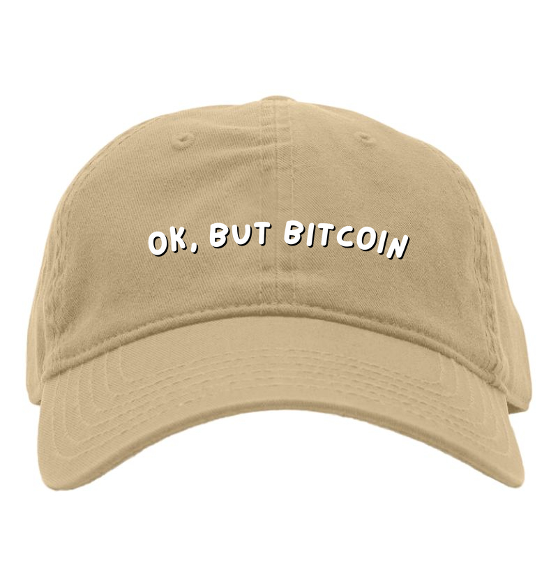 Ok, but Bitcoin - Boné