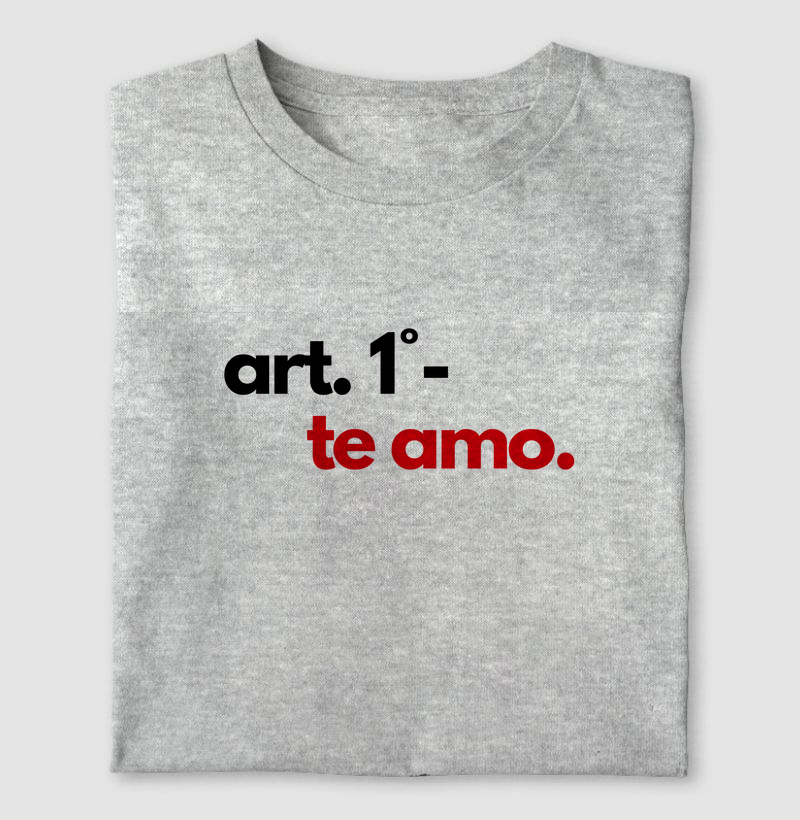 Te amo e ponto final (casal)