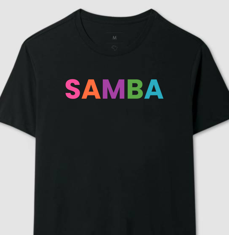 Camiseta Original Samba Colorida