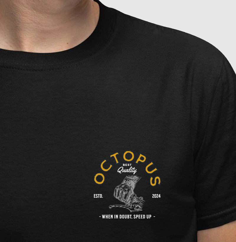 Camiseta Octopus Motorcycle 