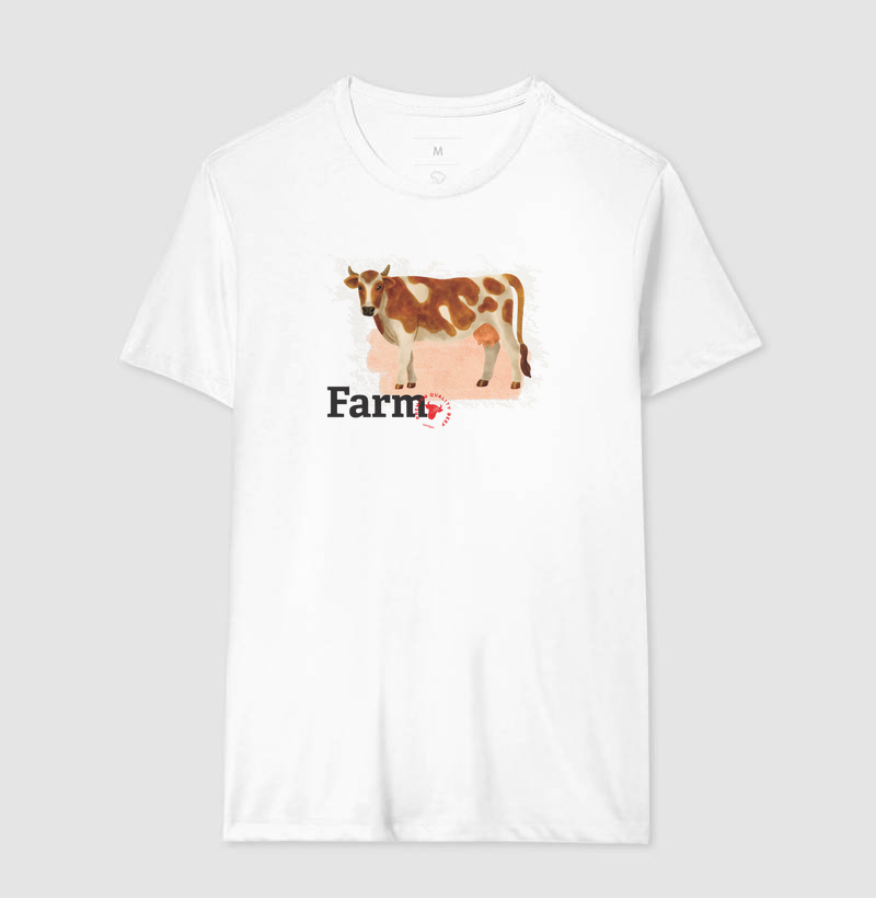 Camiseta feminina AGRO Farm Vaca