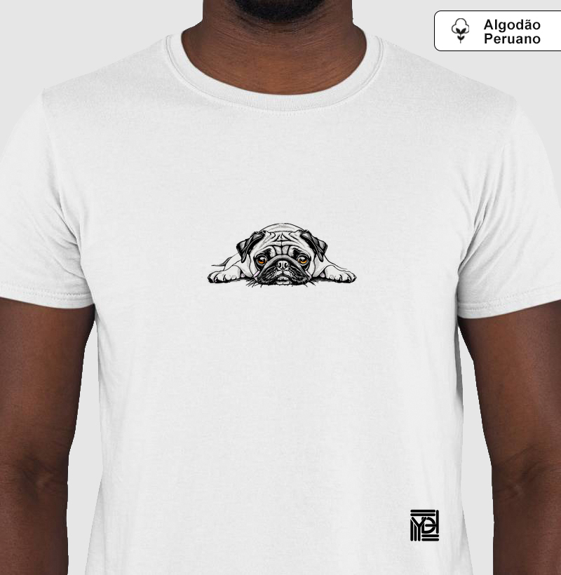 Pug Deitado