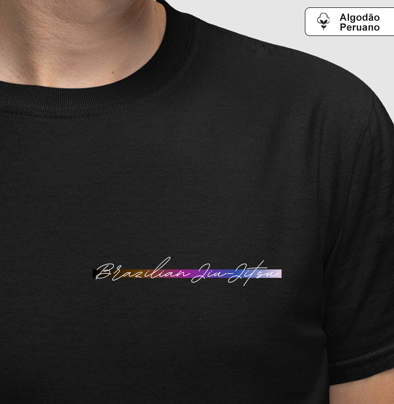 Brazilian Jiu-Jitsu - Minimalista - Algodão Peruano
