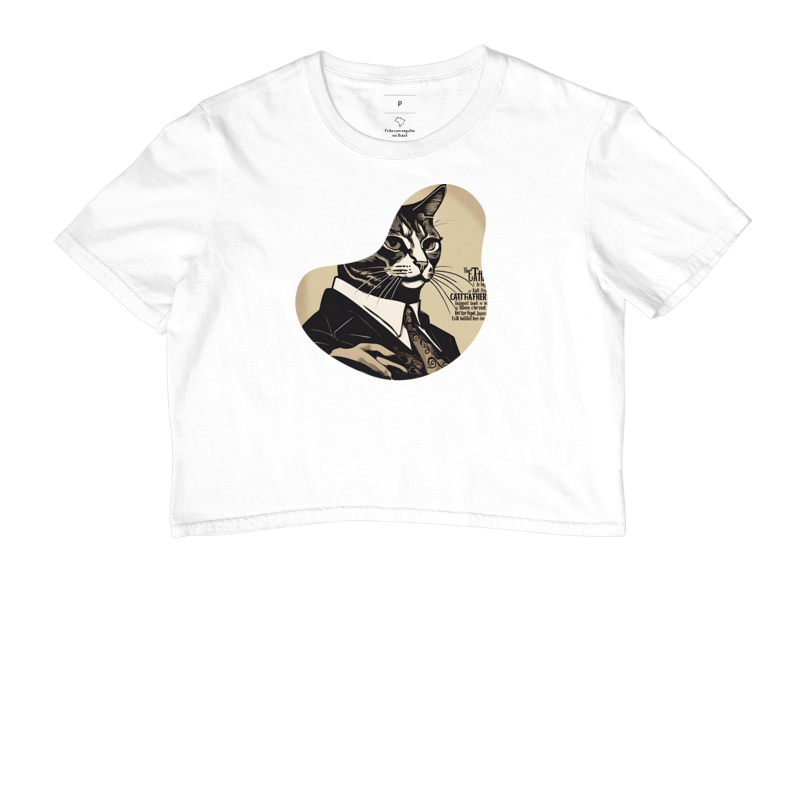 Camisa Cropped Feminina Catlovers - Soul Nice