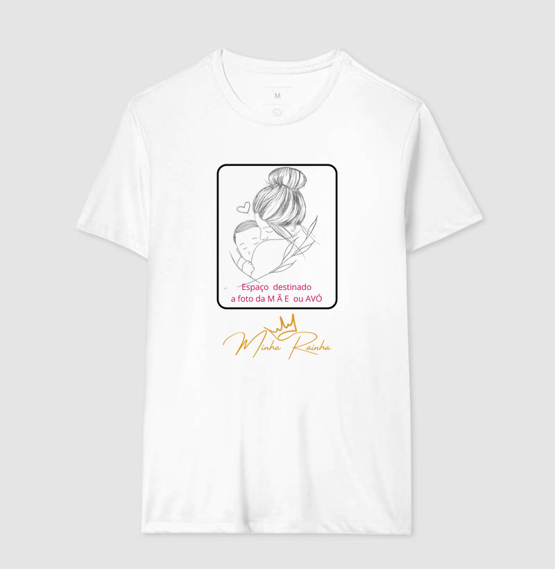 Camiseta Personalizada Homenagem à Mães e/ou Avós
