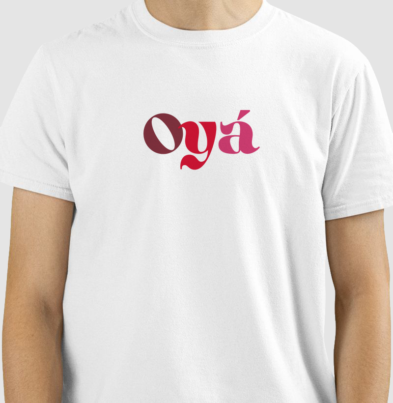 Camiseta de Algodão Masculina Oyá - Força e Movimento