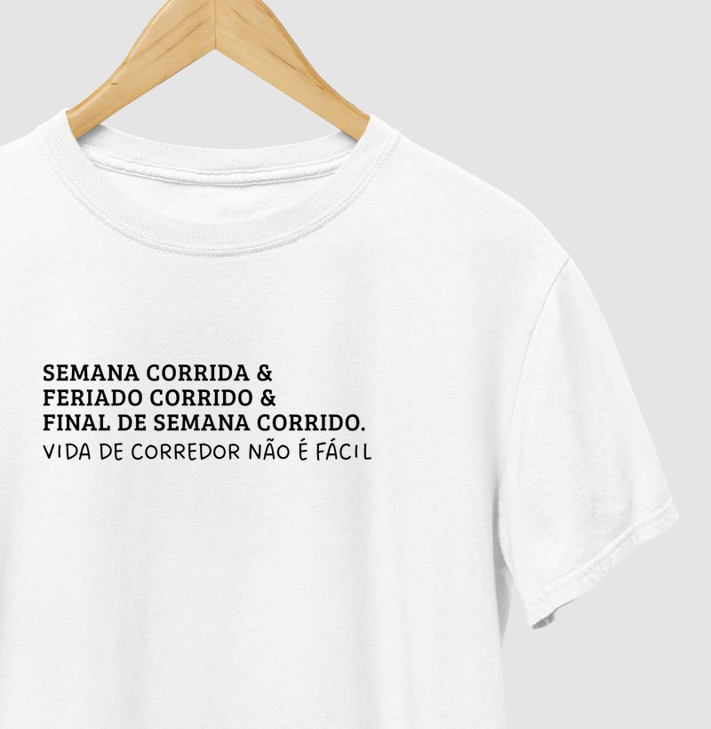 Vida de corredor não é fácil