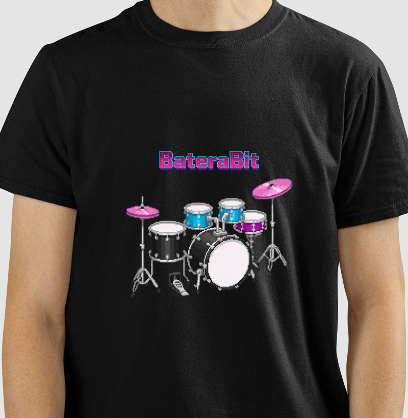 Camiseta BateraBit Reset8Bit 