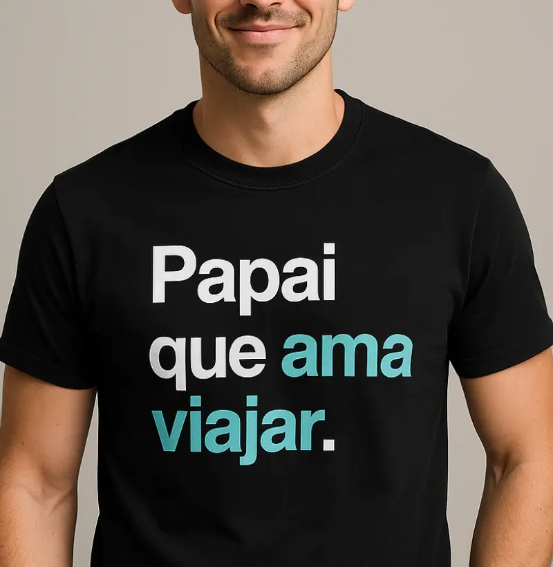 Papai que ama viajar