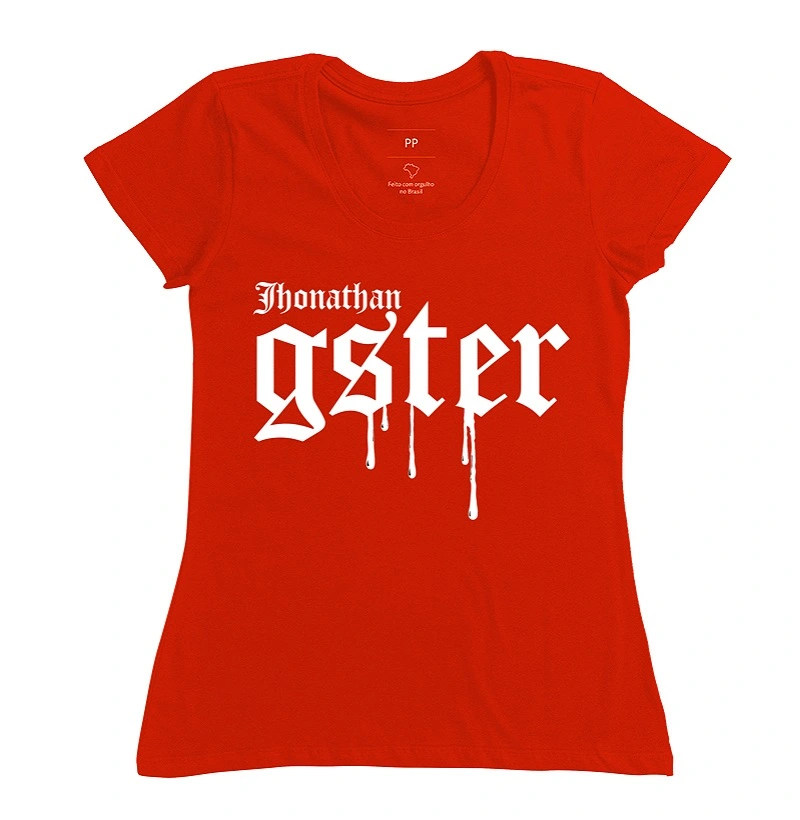Camiseta feminina Jhonathangster Big