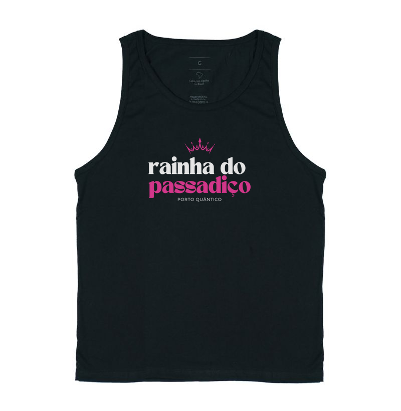 Regata Feminina 100% Algodão – Rainha do Passadiço
