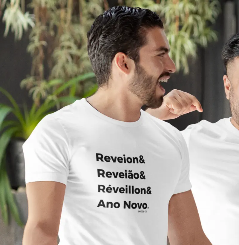 Camiseta Réveillon e Ano Novo