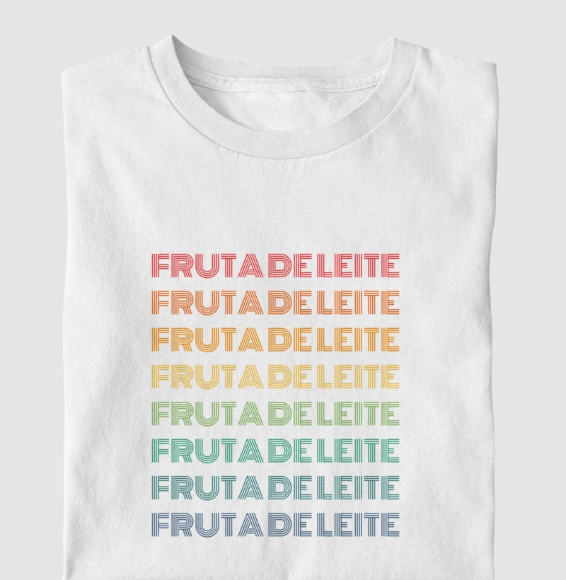 Fruta de Leite Letreiro Retrô