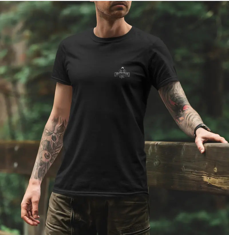 T SHIRT Camiseta Hippiester Life Basic Preta