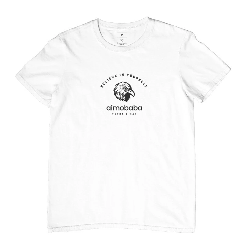 Camiseta Aimobaba Believe masculina cores