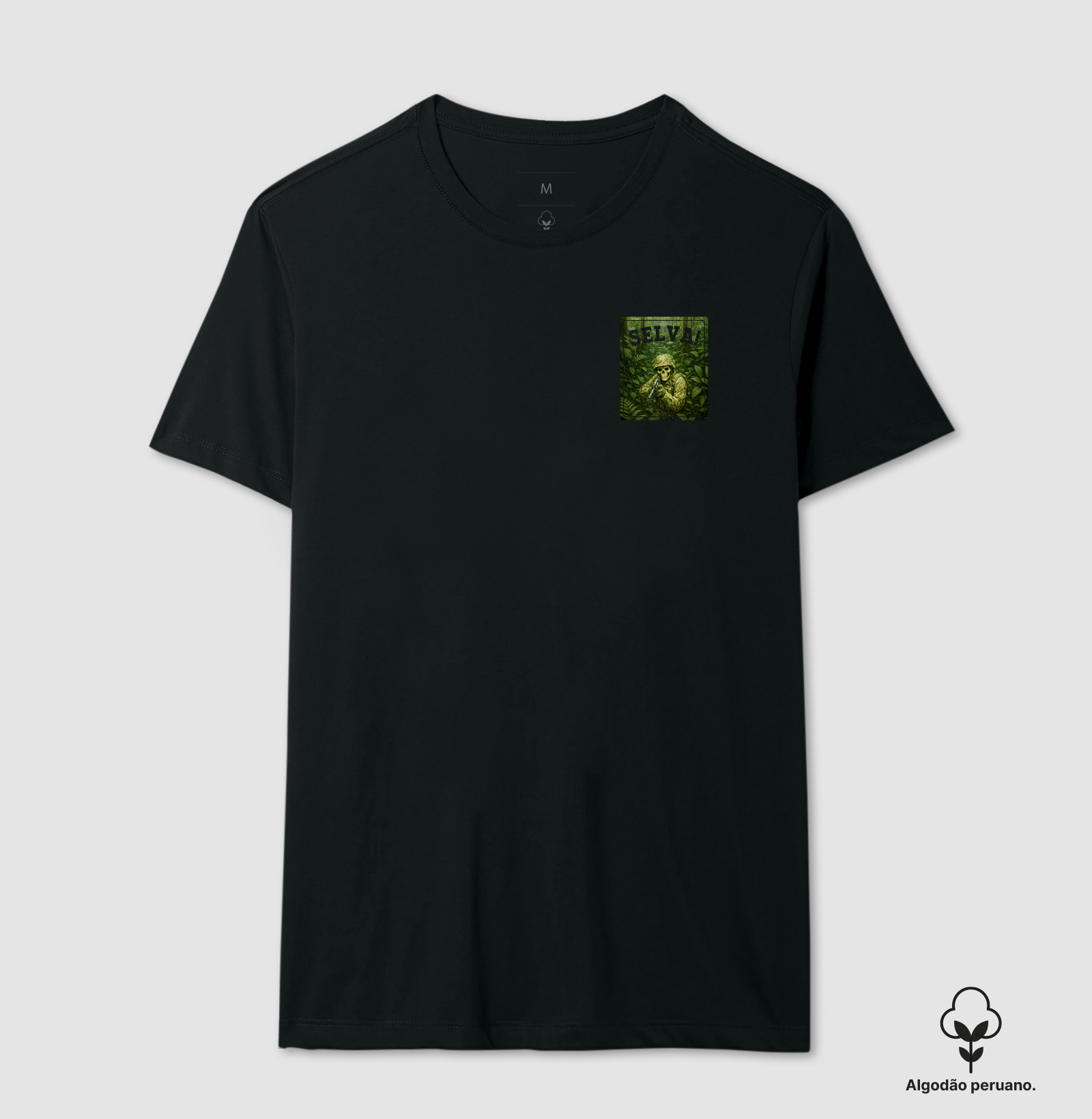 Camiseta "Selva!" Miniatura - Algodão Peruano