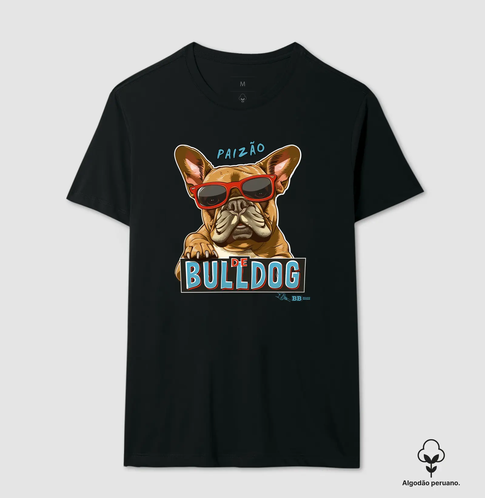 Camiseta Premium Bulldog Frances "Pai de Bulldog VIII"