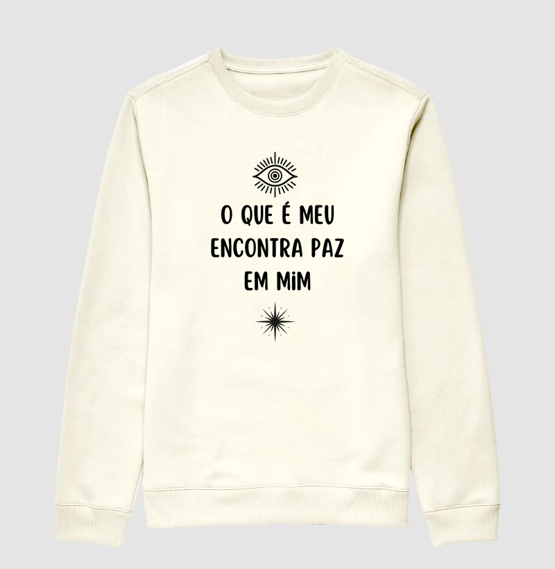 O que é meu encontra paz em mim