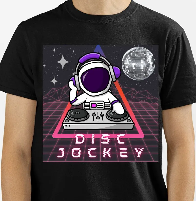 CAMISETA DJ ESPACIAL 