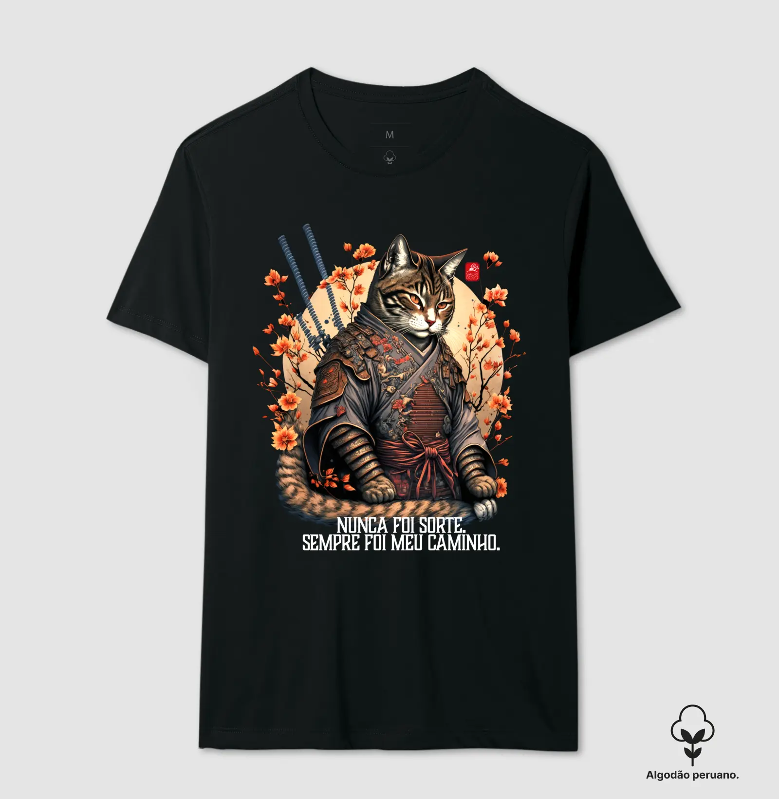 Bushi Neko ALGODÃO PERUANO