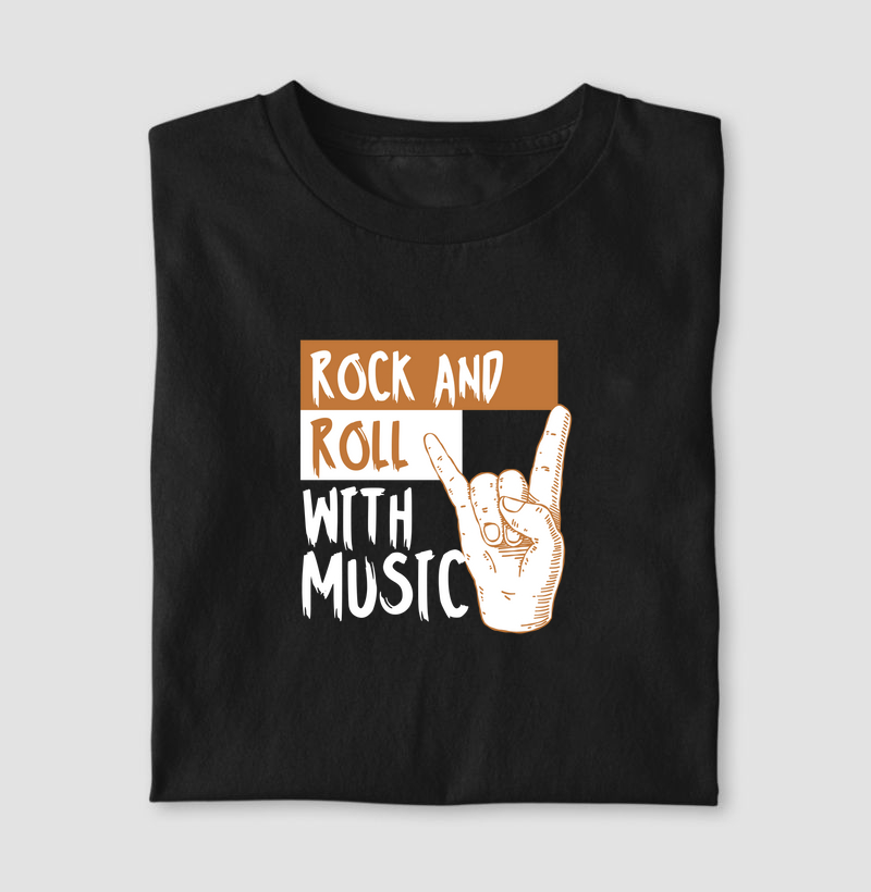 Camiseta Rock and roll with music®