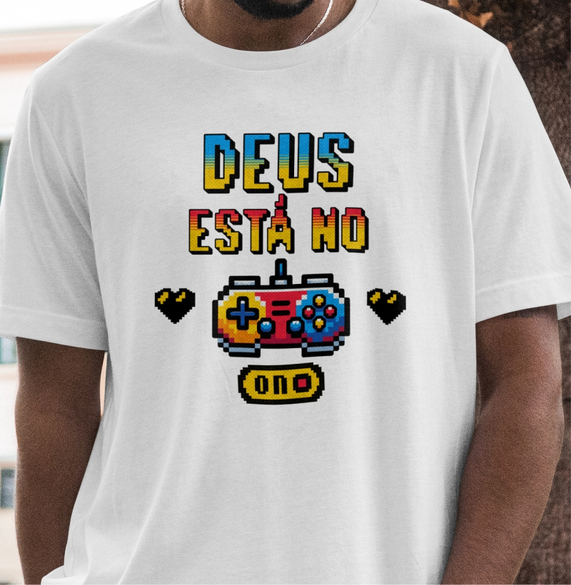 Camiseta Deus está no controle