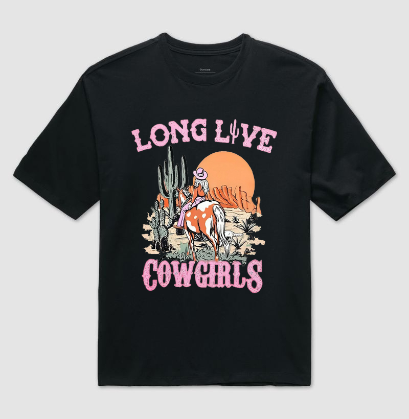 Camiseta Oversized Cowgirls