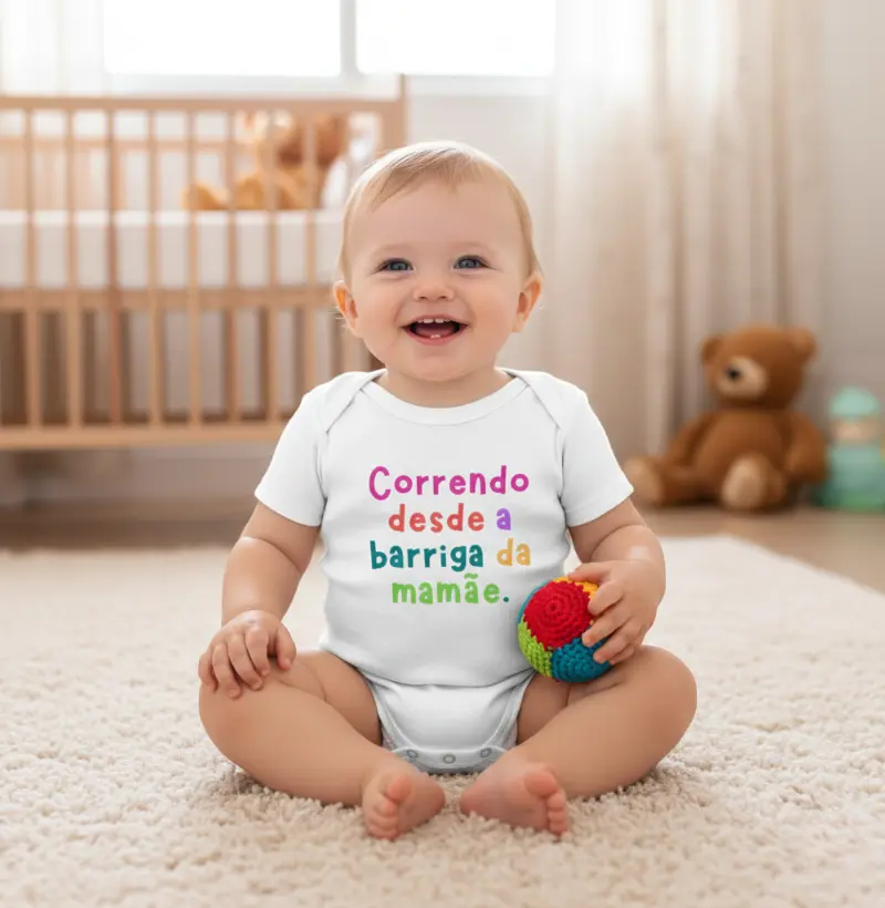 Correndo Desde A Barriga Da Mamãe Color