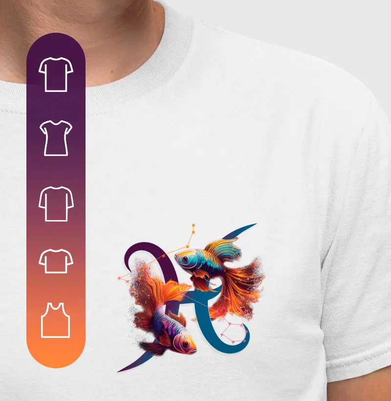 Signo de Peixes Minimalista ♓