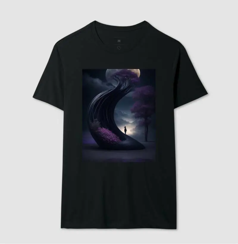 camiseta imagem futurista