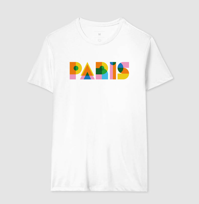 Camiseta Viagem - Paris Cores