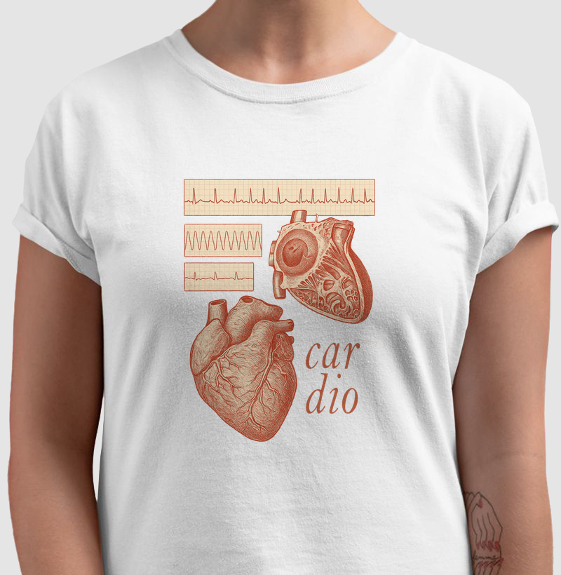 Camiseta - Cardio: ECG