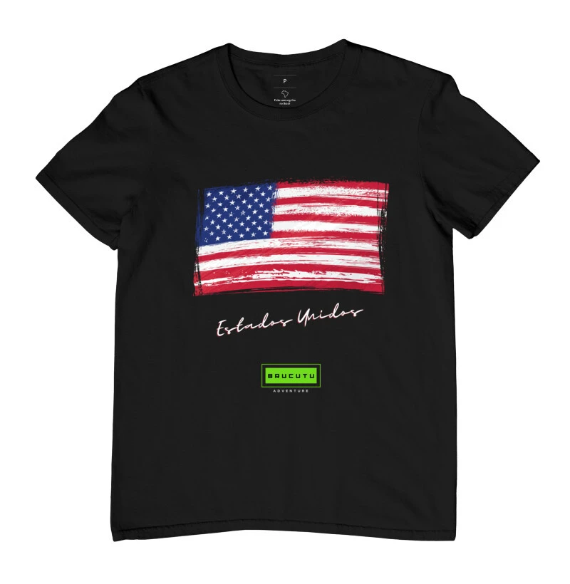 CAMISETA BRUCUTU ADVENTURE- ESTADOS UNIDOS DA AMÉRICA 