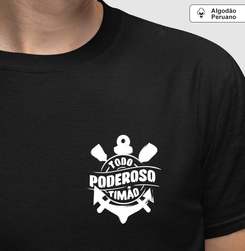 Camiseta Algodão Peruano - Todo Poderoso Timão
