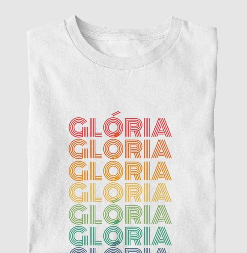 Glória Letreiro Retrô