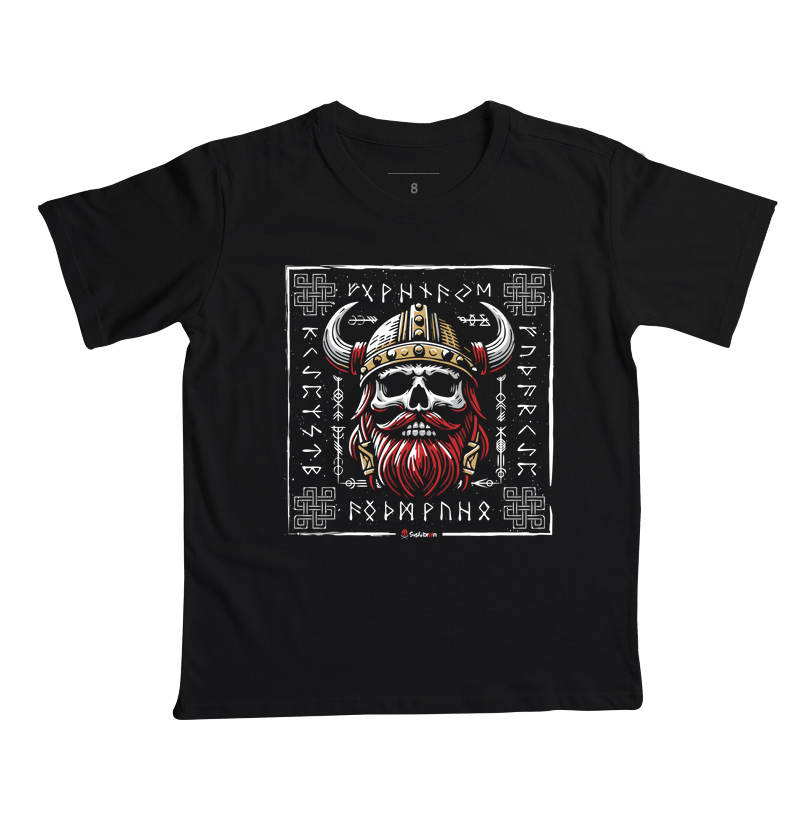 Vikings caveira Tshirt