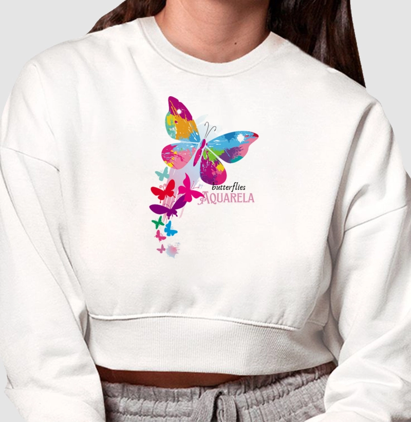 butterflies aquarela